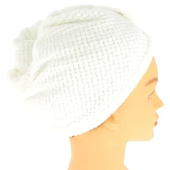 Kerasoin Professionnel Serviette microfibre blanc crème New