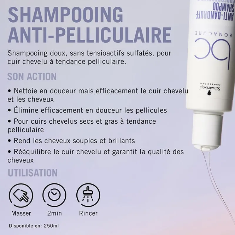 Schwarzkopf Professional Shampooing anti-pelliculaire BC Scalp Hot