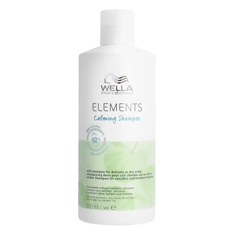 Wella Professionals Shampooing apaisant pour cuir chevelu sec ou délicat Calming Elements 500ml Sale