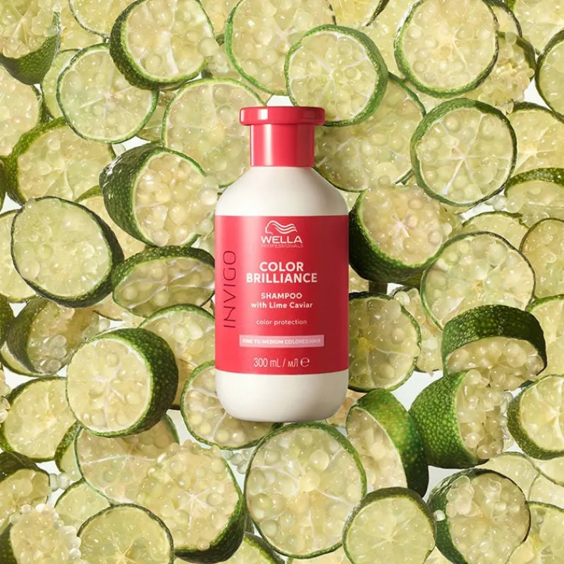 Wella Professionals Shampooing cheveux colorés fins à normaux Invigo Color Brilliance 300ml Hot