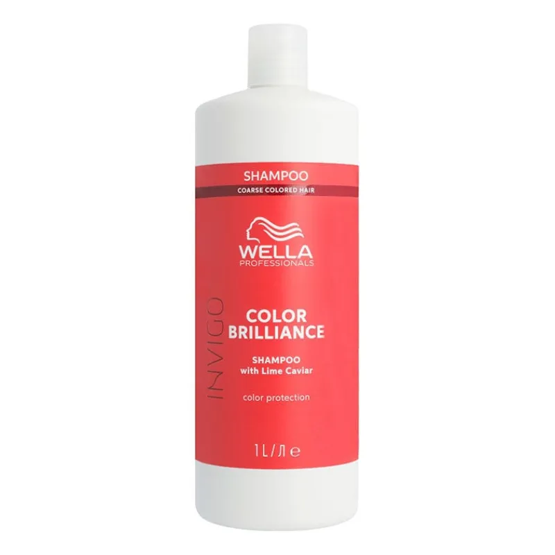 Wella Professionals Shampooing cheveux colorés épais Invigo Color Brilliance 1000ml