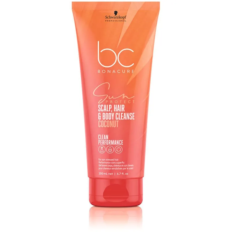 Schwarzkopf Professional Shampooing corps et cheveux après soleil BC Sun Protect 200ml Discount
