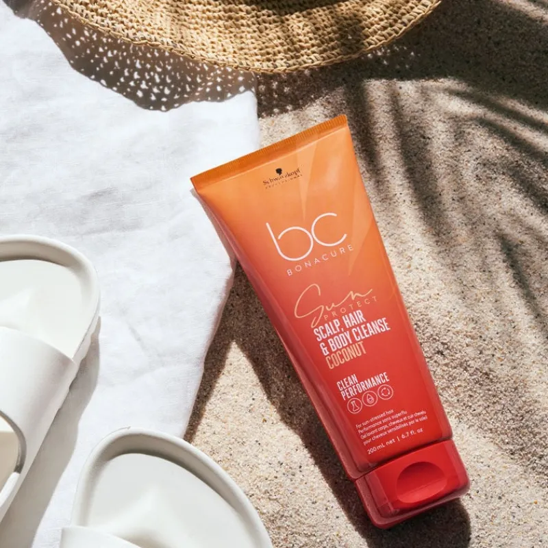 Schwarzkopf Professional Shampooing corps et cheveux après soleil BC Sun Protect 200ml Discount
