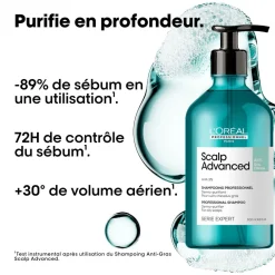 L’Oréal Professionnel Paris Shampooing dermo-purifiant anti-gras Scalp Advanced 1500ml Online