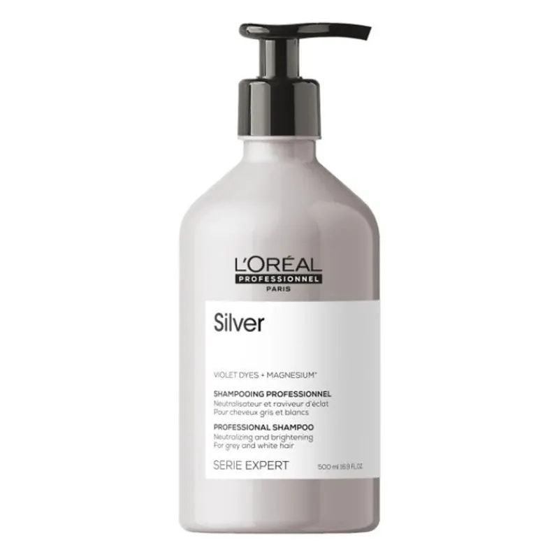 L’Oréal Professionnel Paris Shampooing déjaunissant Silver 500 ml Outlet