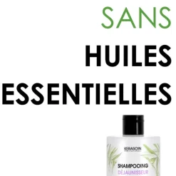 Kerasoin Professionnel Shampooing déjaunisseur cheveux gris & blancs Gamme Nature Hot