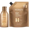Redken Shampooing hydratant pour cheveux secs et sensibilisés All Soft 300ml + recharge 500ml Best