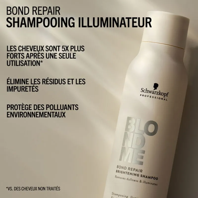 Schwarzkopf Professional Shampooing illuminateur Blondme Bond Repair Clearance