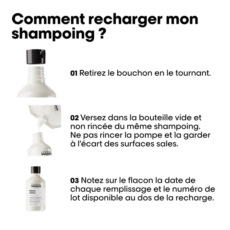 L’Oréal Professionnel Paris Shampooing Metal Detox recharge 500ml Discount