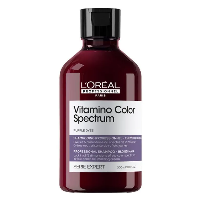 L’Oréal Professionnel Paris Shampooing neutralisant Vitamino Color Spectrum violet, anti-jaune