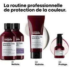 L’Oréal Professionnel Paris Shampooing neutralisant Vitamino Color Spectrum violet, anti-jaune