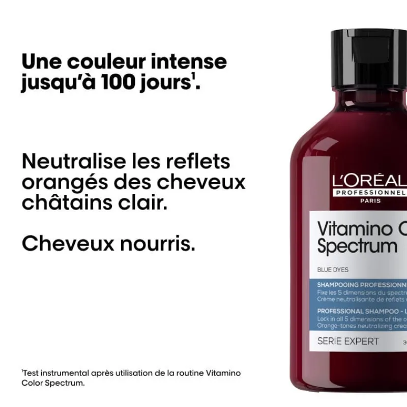 L’Oréal Professionnel Paris Shampooing neutralisant Vitamino Color Spectrum bleu, anti-orange Sale