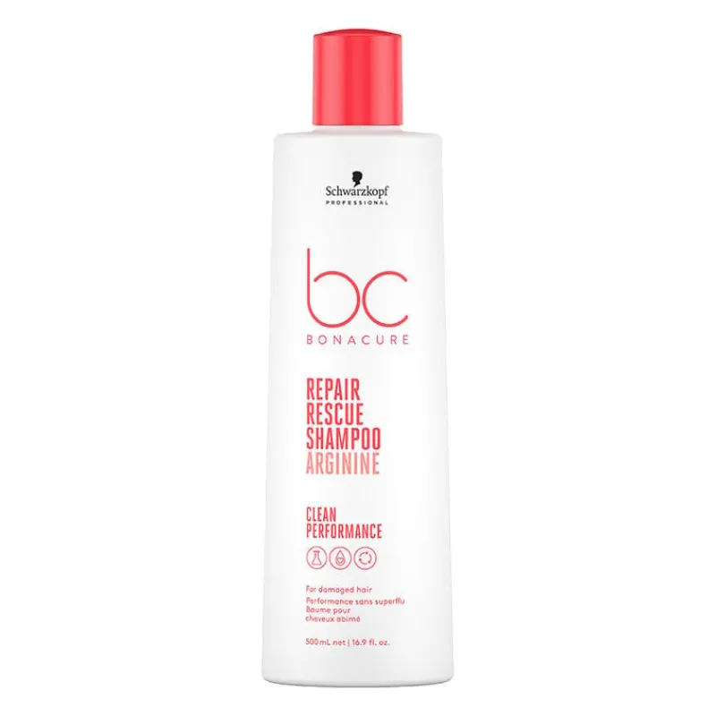 Schwarzkopf Professional Shampooing pour cheveux abîmés BC Repair Rescue 500ml Discount