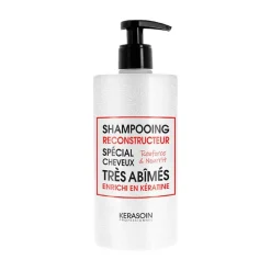 Kerasoin Professionnel Shampooing reconstructeur à la kératine pour cheveux très abîmés 500ml Discount