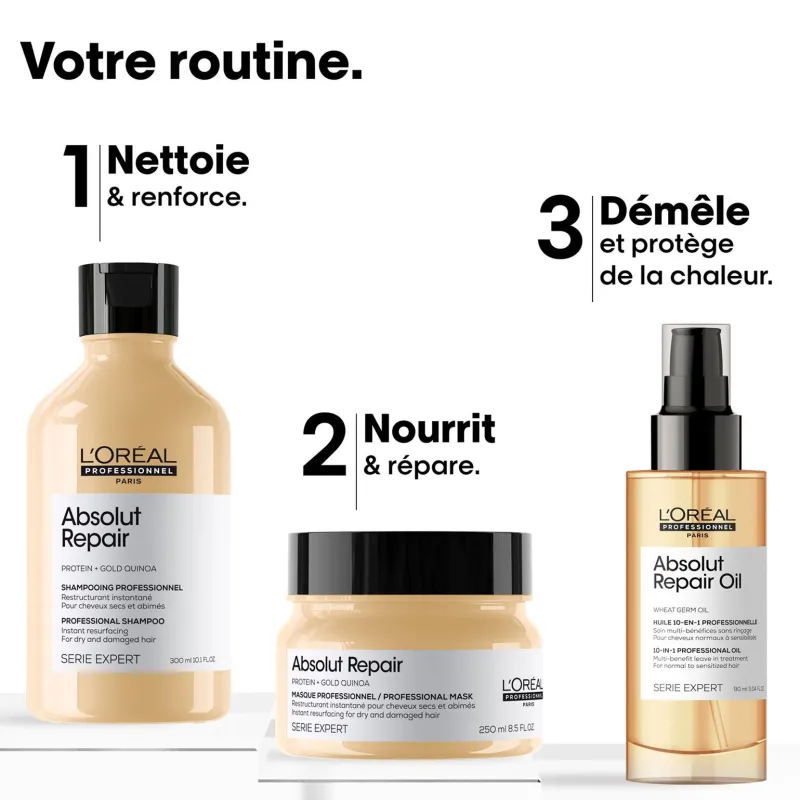 L’Oréal Professionnel Paris Shampooing restructurant instantané Absolut Repair 300 ml Best
