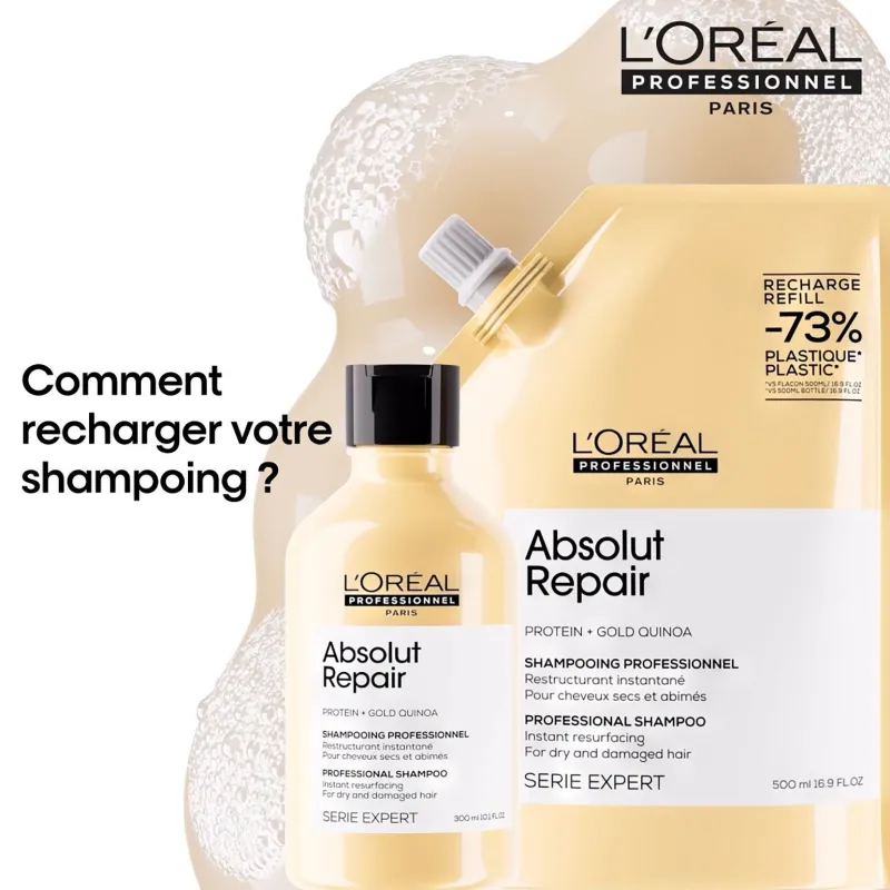 L’Oréal Professionnel Paris Shampooing restructurant instantané Absolut Repair recharge 500ml Outlet