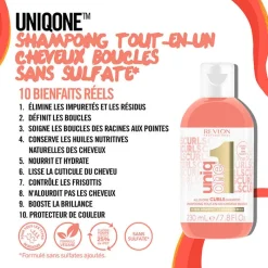 Revlon Professional Shampooing tout-en-un cheveux bouclés Uniq One Curls Best