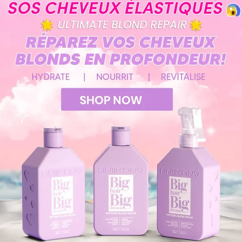 Uniikon Shampooing violet Peptides Blond Repair New