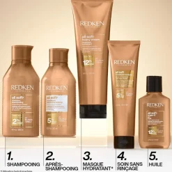 Redken Soin sans rinçage hydratant cheveux secs All Soft Moisture Restore Hot