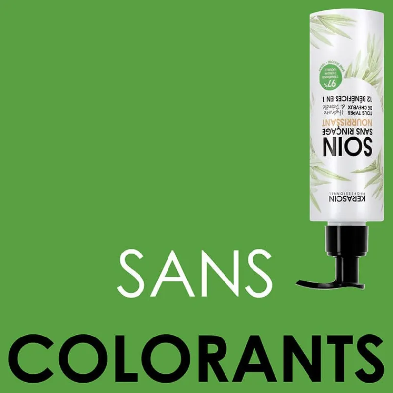 Kerasoin Professionnel Soin sans rinçage nourrissant 12 en 1 Gamme Nature Discount