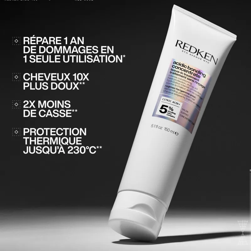 Redken Soin sans rinçage reconstructeur de liaisons Acidic Bonding Concentrate 150 ml Sale