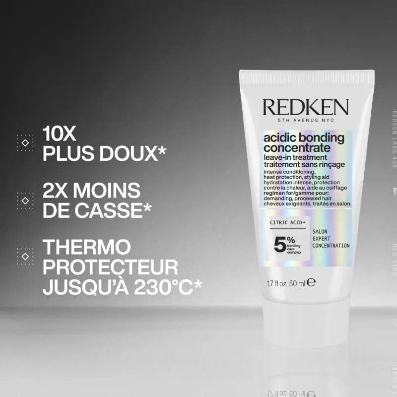 Redken Soin sans rinçage reconstructeur de liaisons Acidic Bonding Concentrate 50 ml New