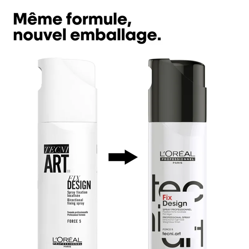 L’Oréal Professionnel Paris Spray de fixation Localisée Fix Design Tecni.Art 200ml Outlet