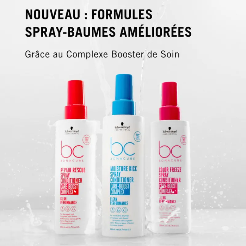 Schwarzkopf Professional Spray-baume hydratant cheveux normaux à secs BC Moisture Kick 200 ml Discount