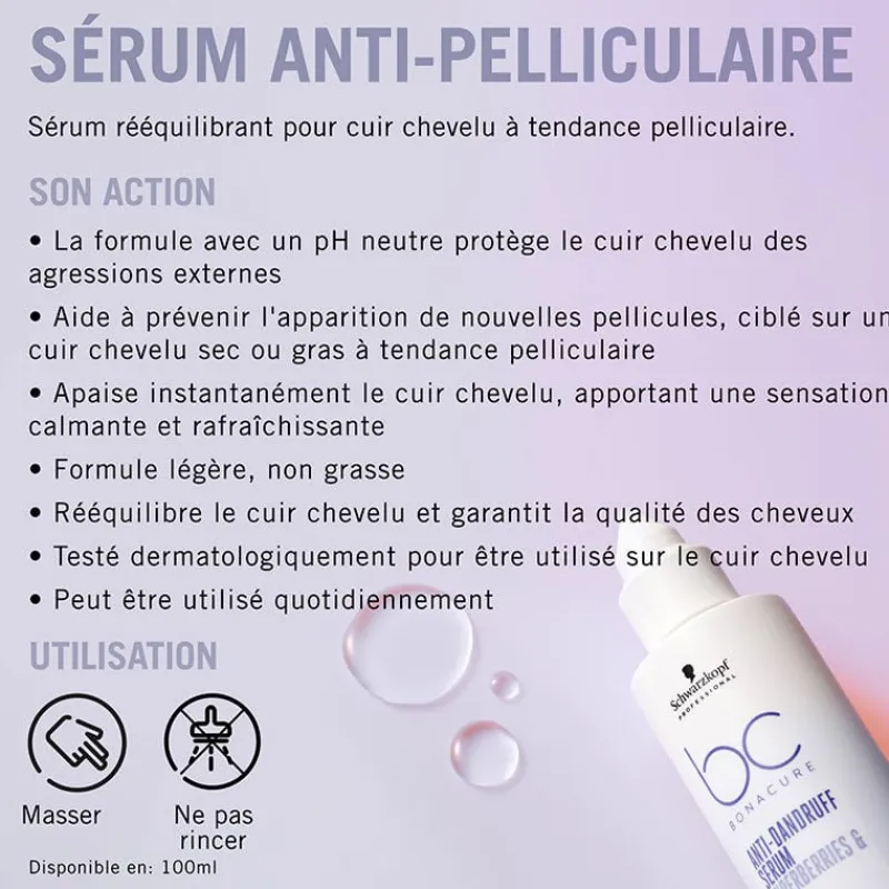 Schwarzkopf Professional Sérum anti-pelliculaire BC Scalp Hot