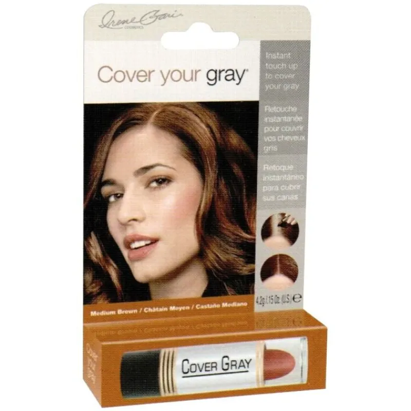 Cover Your Gray Stick retouche coloration cheveux 4,2g châtain moyen Best