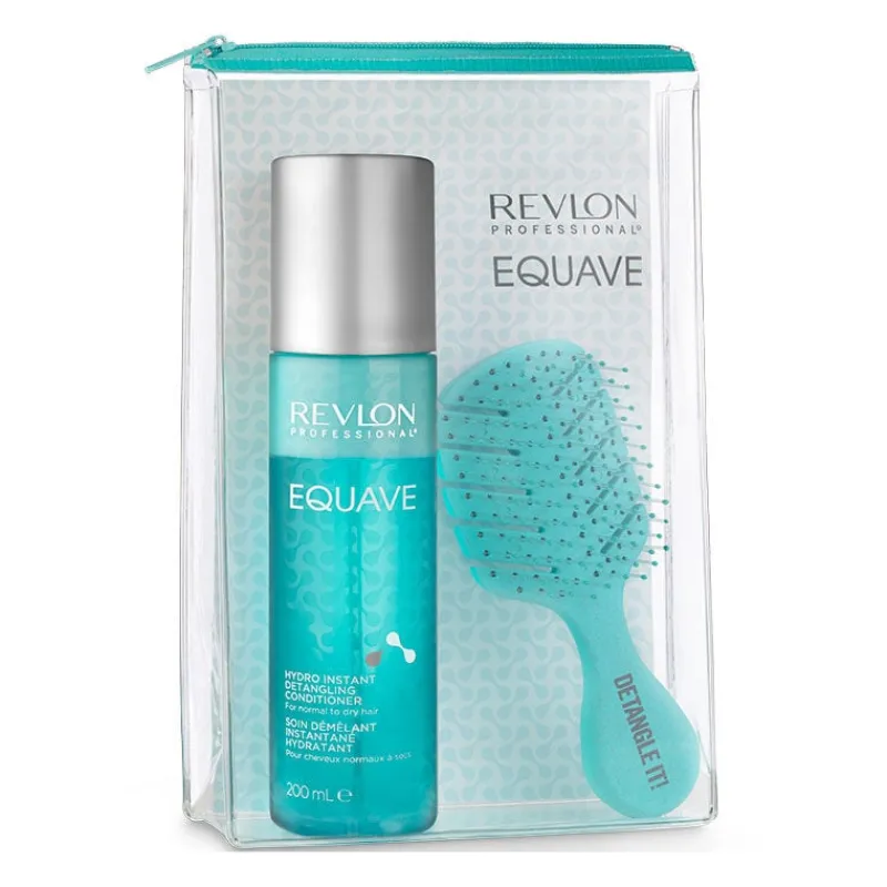 Revlon Professional Trousse soin démêlant hydratant + brosse Equave Discount