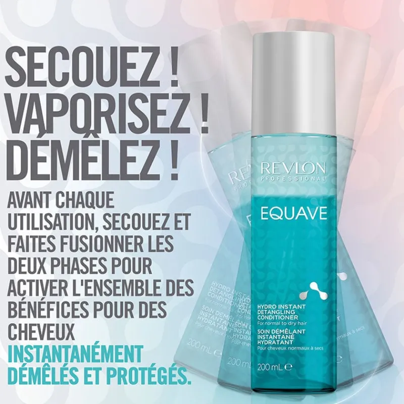 Revlon Professional Trousse soin démêlant hydratant + brosse Equave Discount