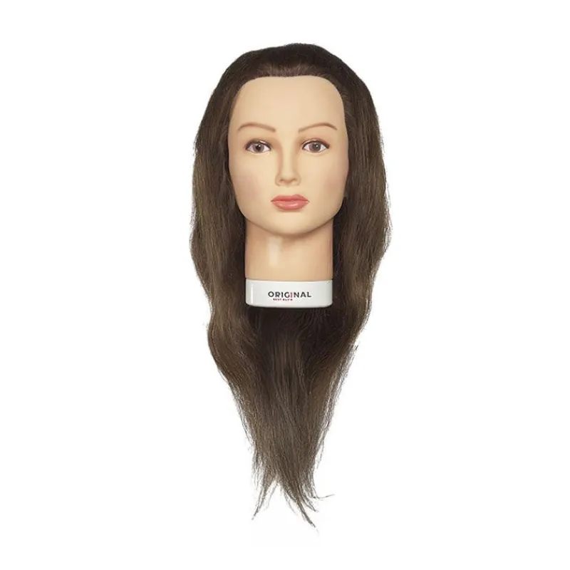 Sibel Tête d'apprentissage Elena cheveux naturels Discount