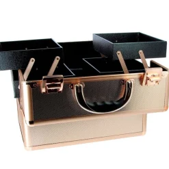 La Boutique du Coiffeur Valise à main rose métallisée Best