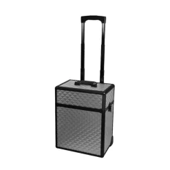 Kerasoin Professionnel Valise 2 étages argentée 3D Clearance