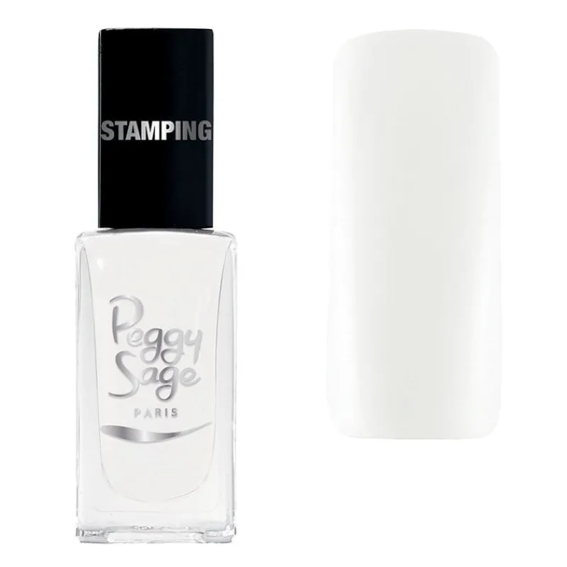 Peggy Sage Vernis à ongles stamping blanc Discount