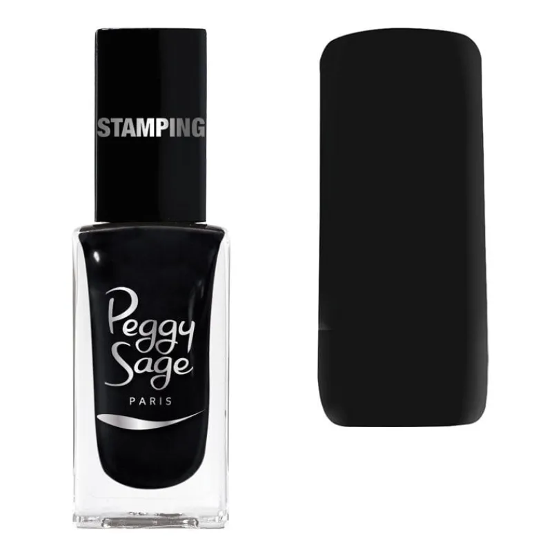Peggy Sage Vernis à ongles stamping noir Discount