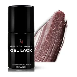 Juliana Nails Vernis semi-permanent Gel Lack glitter drawings Hot