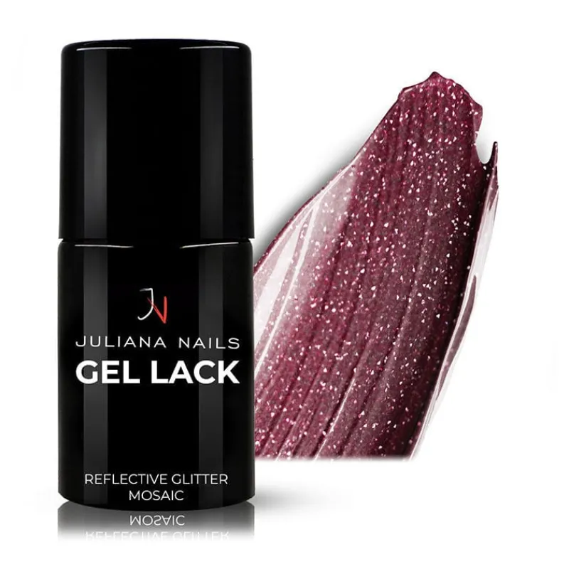 Juliana Nails Vernis semi-permanent Gel Lack glitter mosaic Best
