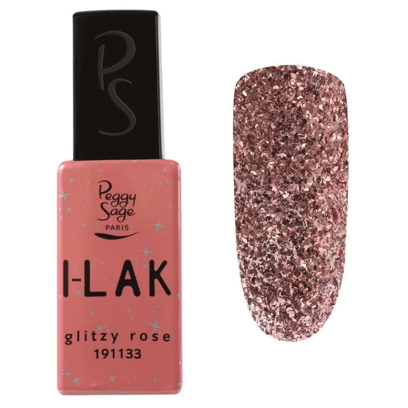 Peggy Sage Vernis semi-permanent I-LAK glitzy rose Best