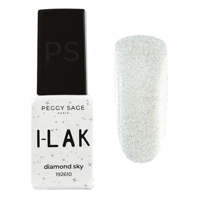 Peggy Sage Vernis semi-permanent I-Lak mini diamond sky New
